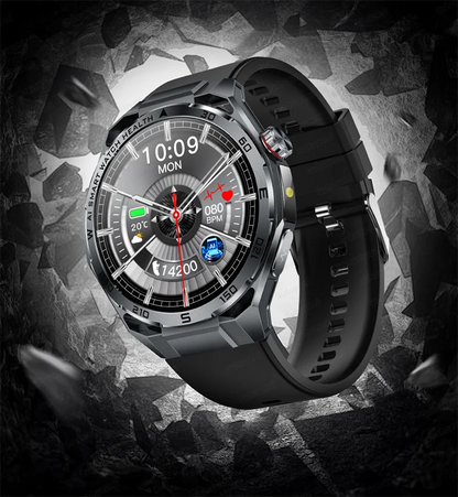 Smart Watch Men High-end Health Blood Pressure Blood Oxygen Lipids Uric Acid Sapphire Smart Watches Ai GPT Custom Dial ECG 2026