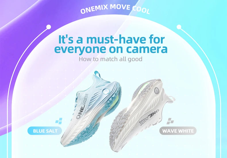 ONEMIX Autumn Sneakers, Breathable Jogging Shoes for Men, Lightweight Women's Sport Sneakers, Men's Gym Shoes, Outdoor Male Sports Shoes