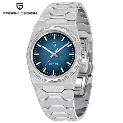 PAGANI DESIGN 2026 New Thin 7mm Fashion Men's Quartz Watch 10Bar Waterproof Stainless Steel Sapphire C3 Upgrade V2 reloj hombre