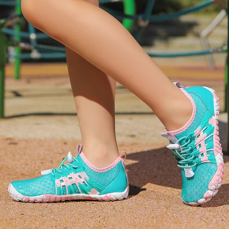 Unisex Quick-Drying Breathable Aqua Shoes Barefoot Beach Footwear for Adults and Kids Gym Outdoor Training Sneakers Size 28-46