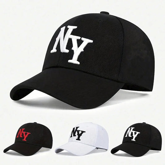 Embroidery NY letters NEW YORK Baseball Cap for Men Soft top Cotton sun hats Women Snapback sunbonnet Adult trucker caps ﻿