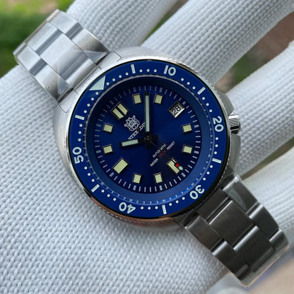SD1970 New Arrival STEELDIVE Brand 20ATM Water Resistant Ceramic Bezel Insert Sapphire Glass NH35 Automatic Watch 6105 Turtle