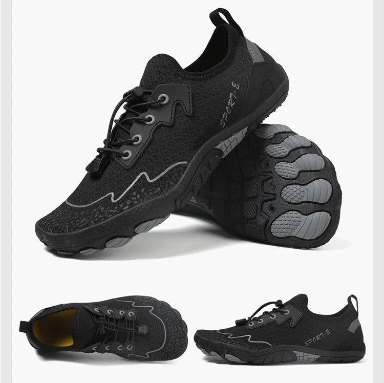 New Barefoot Wading Shoes Men Women Mesh Quick-Drying Beach Shoes Outdoor Non-Slip Swimming Shoes Unisex Water Sports Shoes