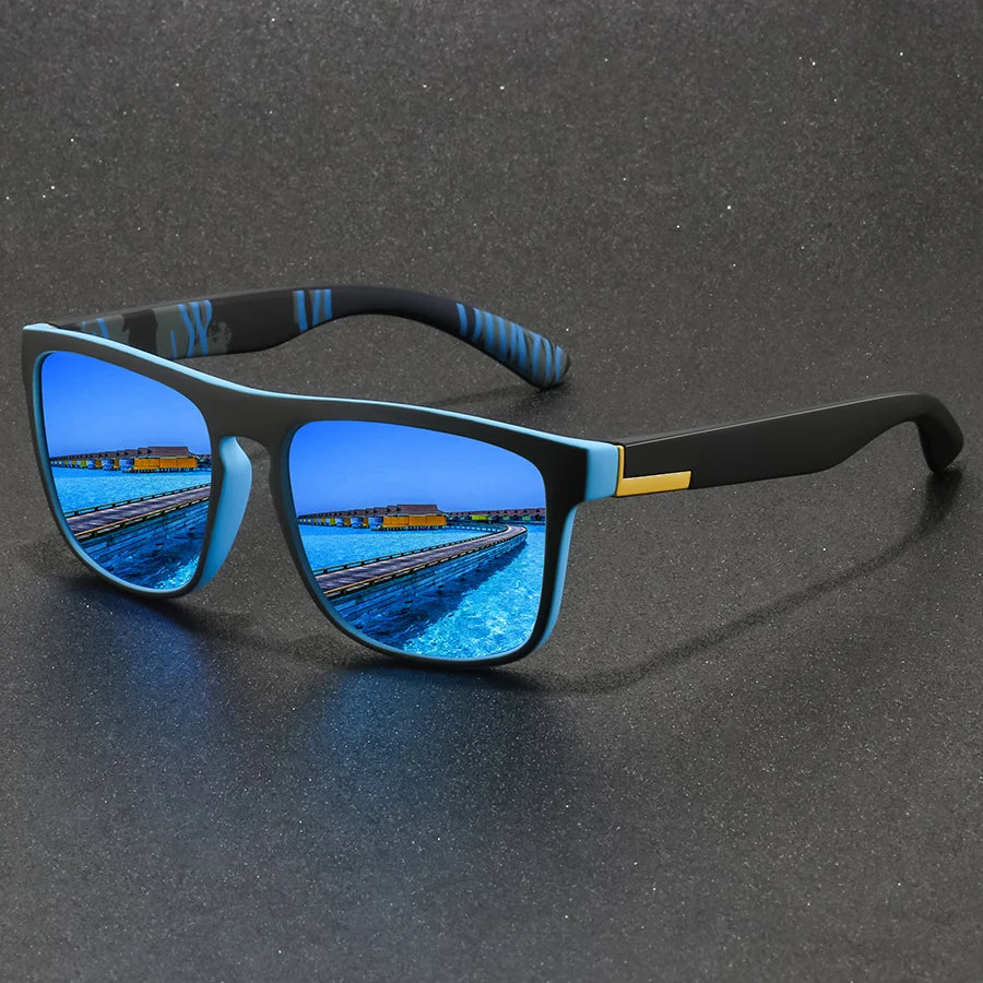 Classic Vintage Fashion Square Sunglasses Fashion Luxury Brand Men Women Fishing Driving Eyewear Designer Sun Glasses