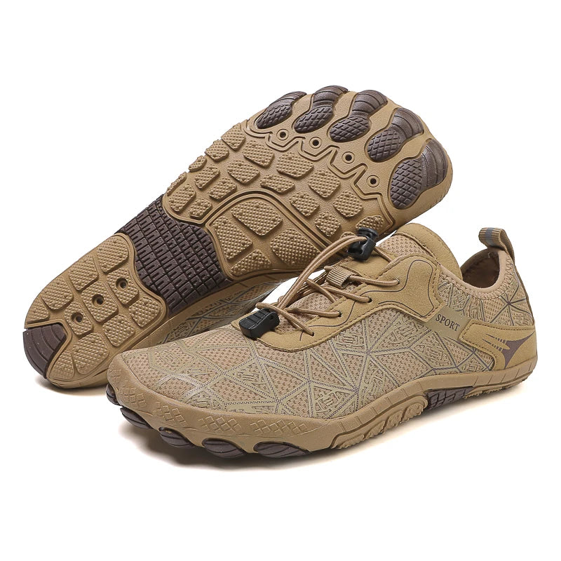 New Barefoot Wading Shoes Men Women Mesh Quick-Drying Beach Shoes Outdoor Non-Slip Swimming Shoes Unisex Water Sports Shoes