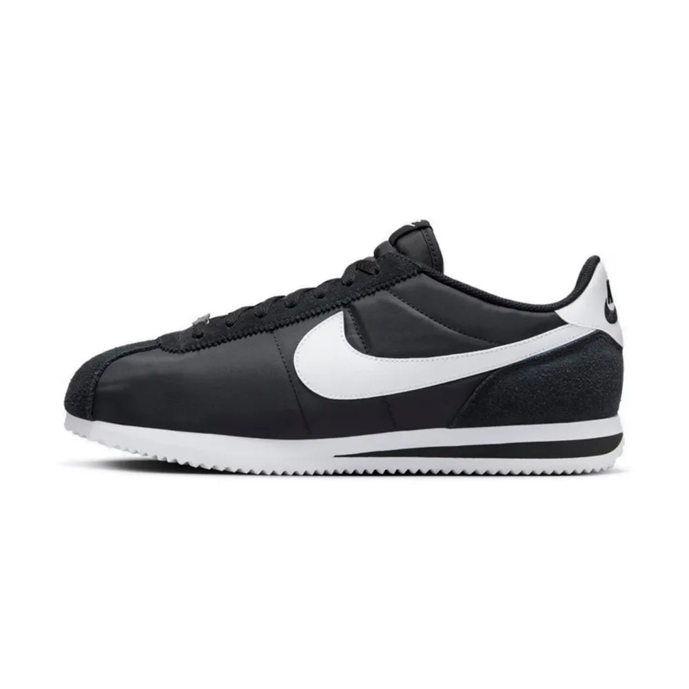 Nike Cortez Comfortable,Sporty, Soft,Snug-Fitting, Cushioned, Non-Slip Low-Top Casual Shoes for Men – Black and White HF0263-001