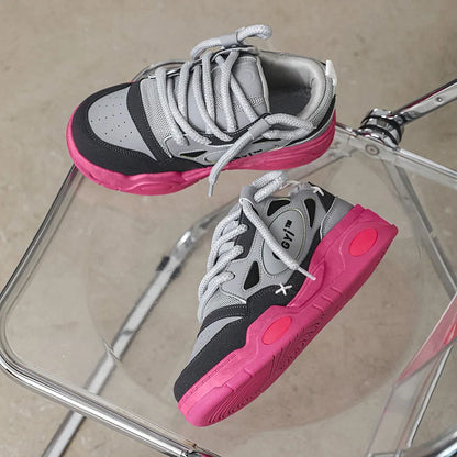 Baskets basses à lacets confortables pour hommes, chaussures à plateforme rehaussées, chaussures de skateboard décontractées, baskets d'extérieur, nouveau, 2023