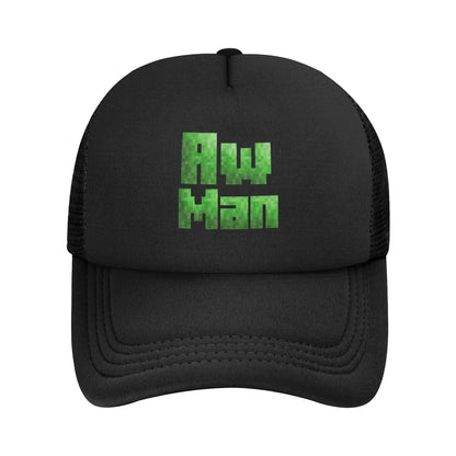 Creepin Creepers til voksne, Trucker-kasket, baseballkasket i mesh, snapback-kasketter, hatte, solhat, justerbare solkasketter, sommer