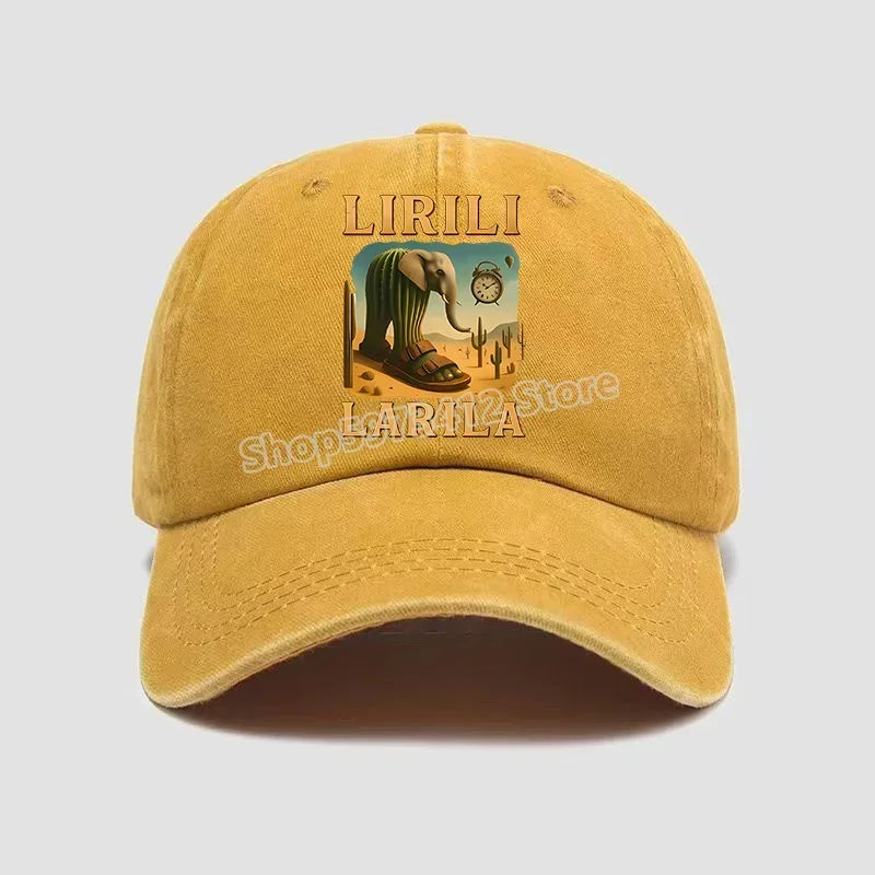 Italienisch Brainrot Damen Herren Mützen Kinder-Baseballmütze Accessoires Mütze Jungen Mädchen Mützen Verstellbar Herren Trucker-Mütze Sonnenhut Kinder Geschenk