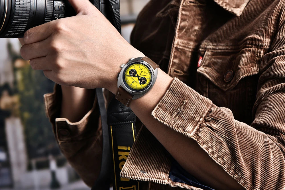PAGANI DESIGN 2026 NEW Turtle Back Chronograph 1782 Watch for Man Fashion Men's Quartz Watch Luminous relogios masculino
