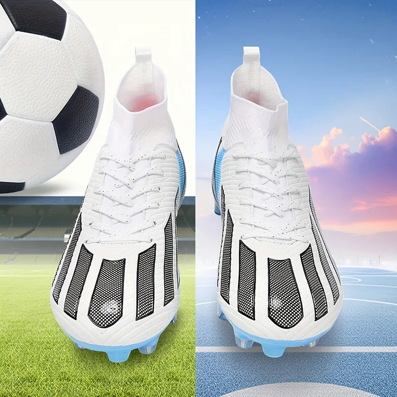 New Men Football Boots Cleats Boys Ultralight Sport Soccer Shoes Adult Professional Non-Slip Comfortable Training Match Grass