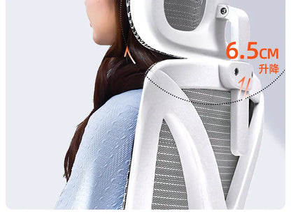 Ergonomic Gaming Chair with 3D Lumbar Support, Adjustable Office Chair, Breathable Mesh Racing Chair, Swivel Computer Chair with High Density Cushion