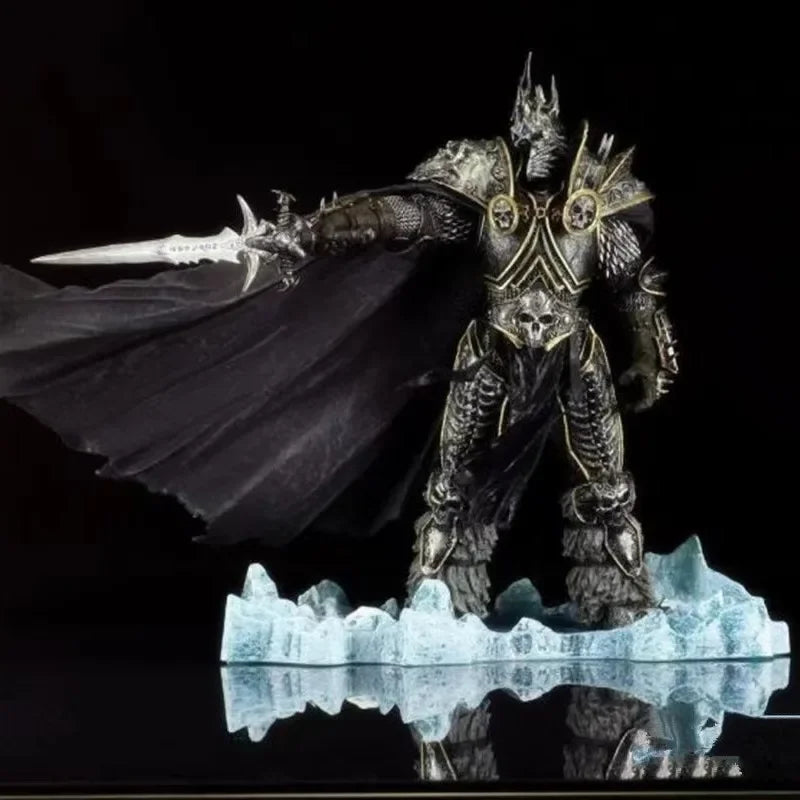 36cm herní periferie World of Warcraft, 7. král lichů Illidan Stormrage, anime figurka, model, dekorace na stůl, dárky, hračky pro děti