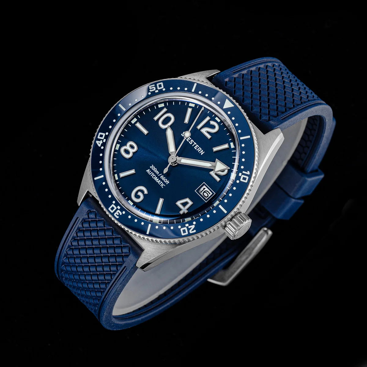 Sugess Diveing Watch of Men Automatic Mechanical Wristwatches 20ATM Waterproof Sapphire NH35A Movement BGW9 Luminous New S434-2