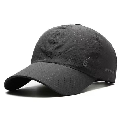 Solid Running Cap Thin Quick Drying Breathable Duck Tongue Outdoor Men's woman Sun Summer Fishing Avisor Baseball Cap