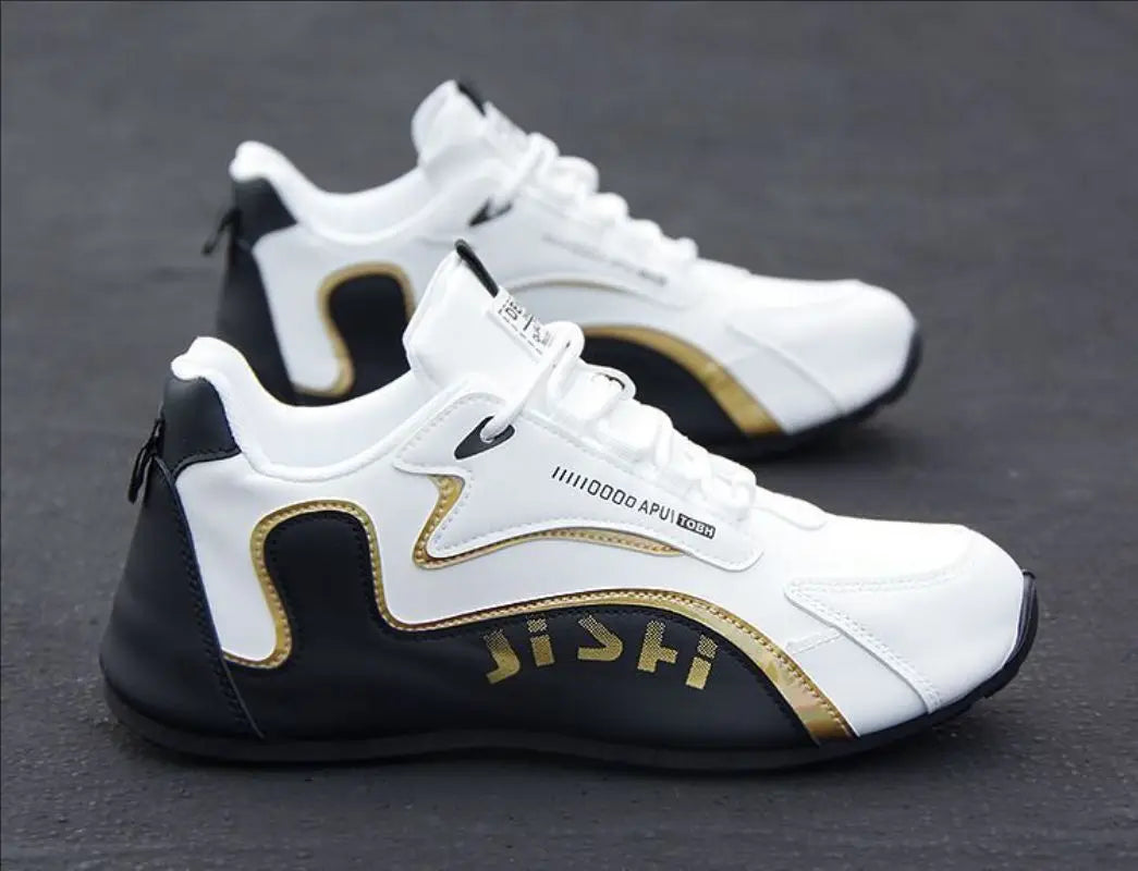 Men's Shoes with Waterproof and Anti-Slip Leather Surface, High-End Travel Shoes, Trendy and Versatile, Autumn Men's Sports and