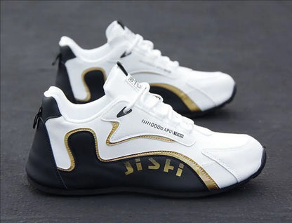 Men's Shoes with Waterproof and Anti-Slip Leather Surface, High-End Travel Shoes, Trendy and Versatile, Autumn Men's Sports and