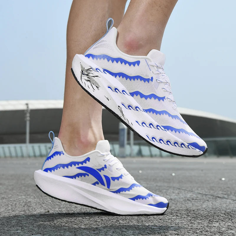 New Summer Original Men's and Women's Sports Shoes Lightweight Marathon Running Shoes Breathable Foot Protection Walking Shoes
