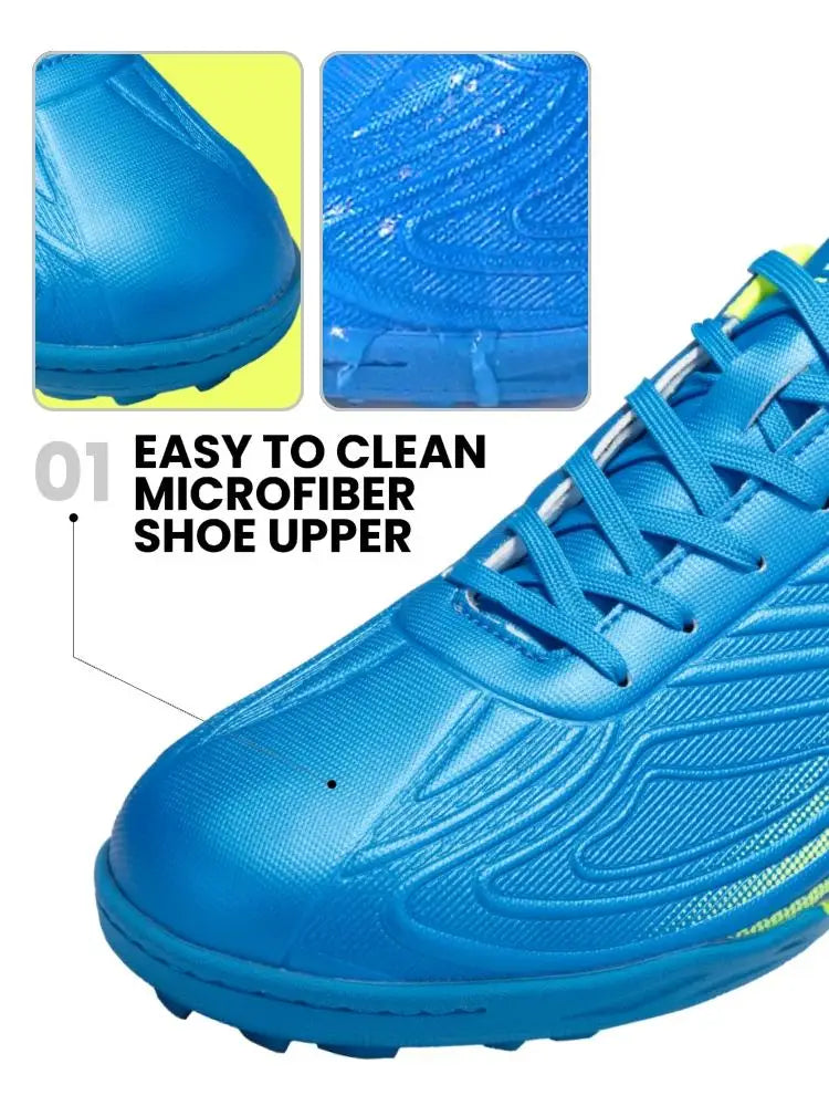 Baasploa Men's Soccer Shoes Comfort Brand Lightweight Turf Training Professional Football Shoes Male Soft Sneakers Non-Slip