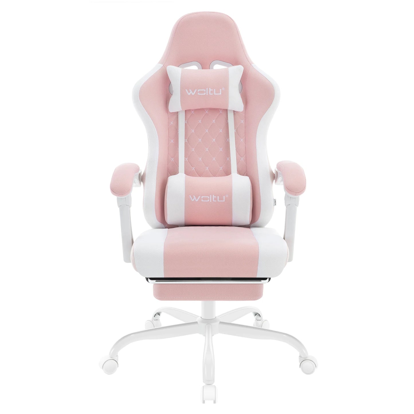 WOLTU Massage Gaming Chair Ergonomic Gamer Chair with Footrest, Lumbar Support, Adjustable Headrest, Swivel Computer Office Chair