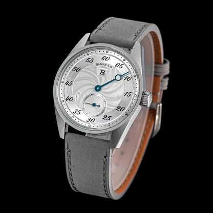 Sugess Watch of Men Automatic Mechanical Wristwatches ST1721 Movement Luminous Simple Fashion Clock Waterproof Glass S451 New