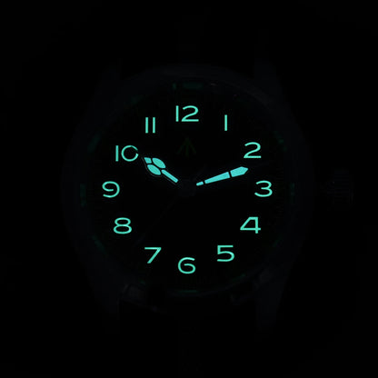 Militado ML08 V2 Vintage Quartz Watch Military VH31 Movement  Double Sapphire Crystal C3 BGW-9 Luminous Waterproof 38mm Watch