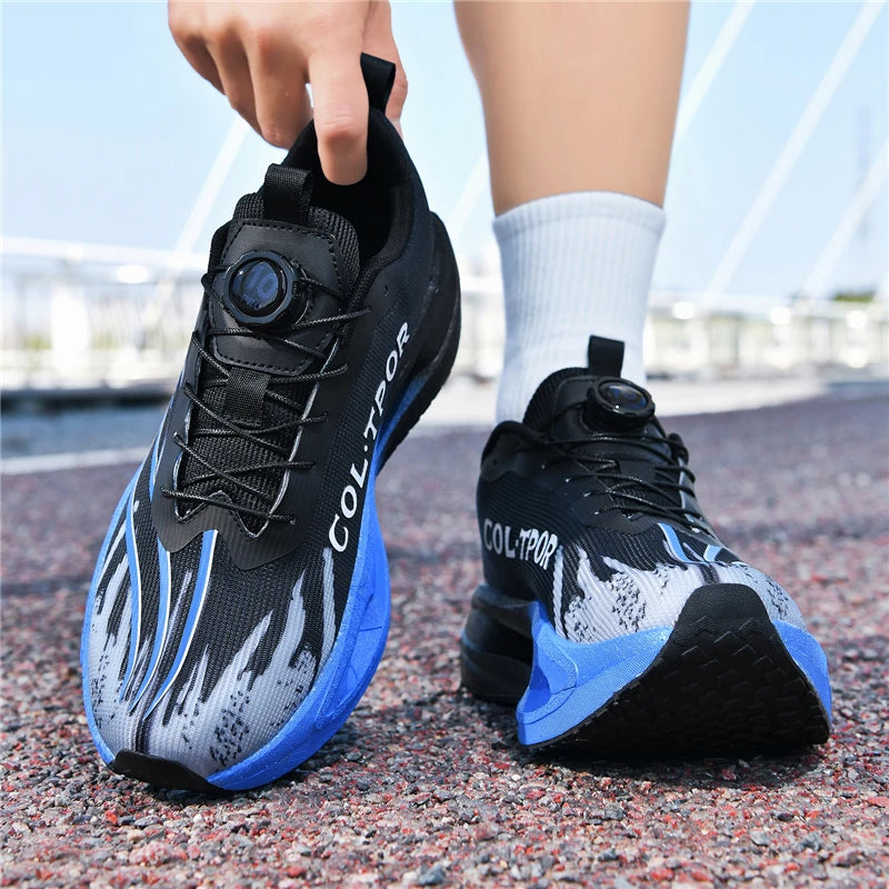 Sapatilhas Desportivas Unissexo Novas com Sola Macia, Amortecimento, Leves e Antiderrapantes, Calçado de Treino Profissional Confortável, Duradouro e Casual
