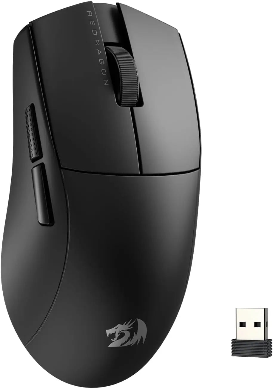 Rato Gaming Sem Fios Redragon M916, Ultra-Leve 49G, 8K DPI, 2.4G, com Design Ergonómico de Pega Natural