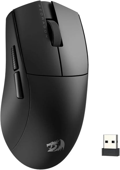 Rato Gaming Sem Fios Redragon M916, Ultra-Leve 49G, 8K DPI, 2.4G, com Design Ergonómico de Pega Natural