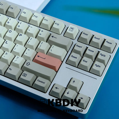KBDiy GMK 9009 Retro Cherry Profile Keycap 134 Keys/Set For Mechanical Keyboard DIY Custom PBT DYE-SUB 61 60 Backlit ISO Keycaps