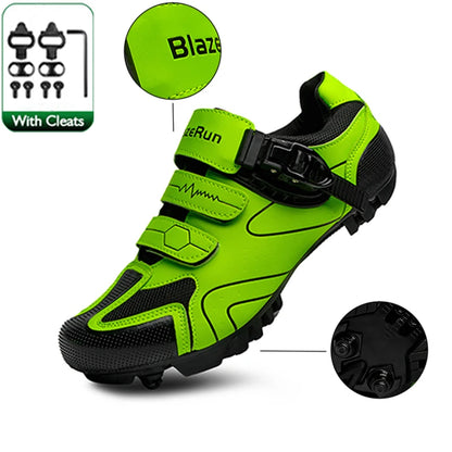Primavera 2025, scarpe da ciclismo MTB con tacchette da uomo, scarpe sportive in carbonio, velocità, corsa in montagna, scarpe da mountain bike