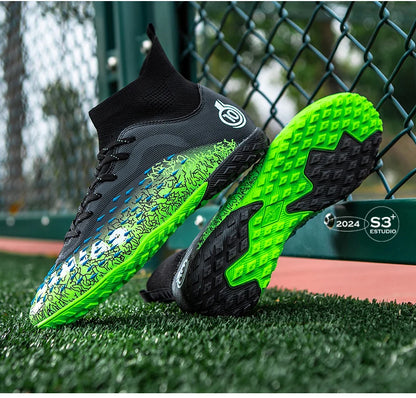 Chuteiras profissionais de futebol para homem, originais, para futebol indoor, relva e treino TF/FG