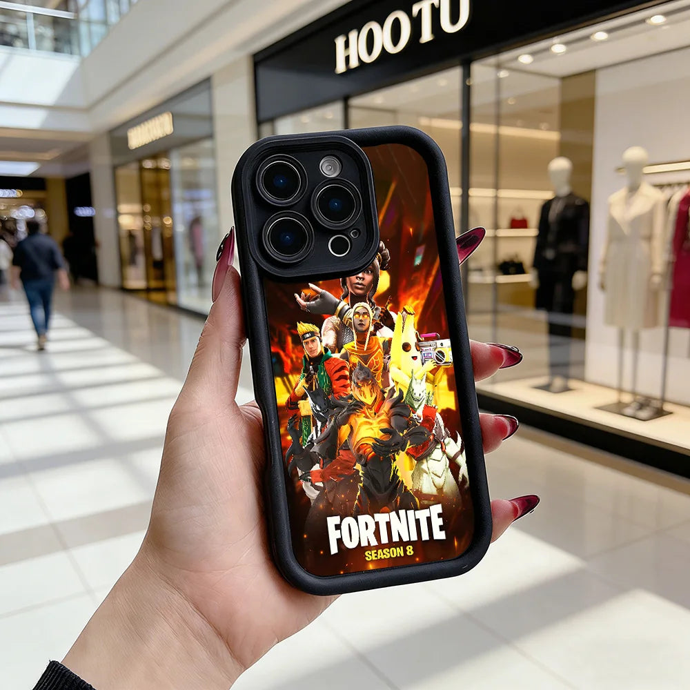 Game Fortnite Phone Case For Samsung Galaxy A17 A07 A06 A26 A16 A06 A35 A55 A25 A05s A15 A54 A34 A36 A24 4G 5G Soft Back Cover