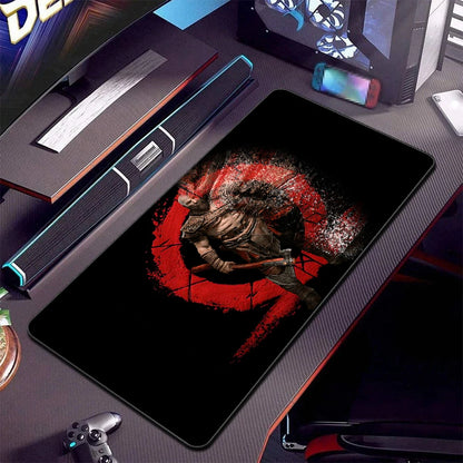 Game God Of War Big Mousepad Large Keyboard Desk Mat Pc Computer Gaming Gamer Mouse Pad LockEdge Rubber Non-slip Mats 90x40cm