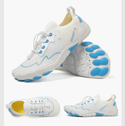 New Barefoot Wading Shoes Men Women Mesh Quick-Drying Beach Shoes Outdoor Non-Slip Swimming Shoes Unisex Water Sports Shoes