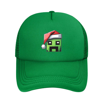 Creepin Creepers til voksne, Trucker-kasket, baseballkasket i mesh, snapback-kasketter, hatte, solhat, justerbare solkasketter, sommer