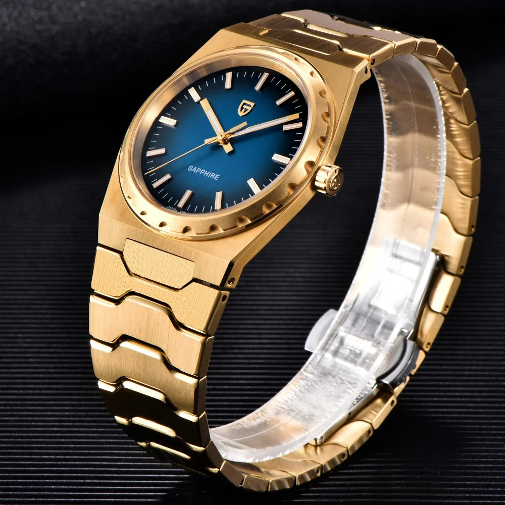 PAGANI DESIGN 2026 New Thin 7mm Fashion Men's Quartz Watch 10Bar Waterproof Stainless Steel Sapphire C3 Upgrade V2 reloj hombre