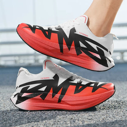Sports Shoes for Men, Casual Running Shoes, Unisex Jogging Shoes, Popcorn Outsole, Lightweight Breathable Sports Shoes, Women's Non-Slip Shock-Absorbing Athletic Running Shoes 34-44