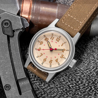 THORN Retro Military Watch 36mm Watch Made of NH35A Movement SHY-043 Sport Watch Unisex Men's and Women's Luxury