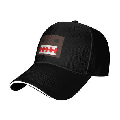 Cappellino PIXEL Domo Kun con volto da bambola, modello Sandwich, per uomo e donna, stile hip-hop e baseball, carino e divertente, regolabile, adatto alla pesca e a tutte le stagioni