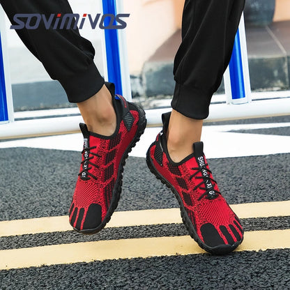 Water Shoes for Men Barefoot Beach Shoes Breathable Sport Shoes Quick Dry River White Sea Aqua Sneakers Soft Beach Sneakers