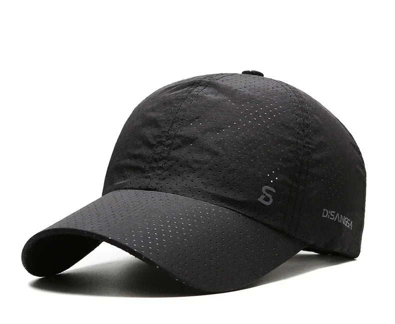 Fashion Design Running Cap Thin Quick Drying Breathable Duck Tongue Outdoor Men's Sun Summer Fishing Avisor Baseball Cap