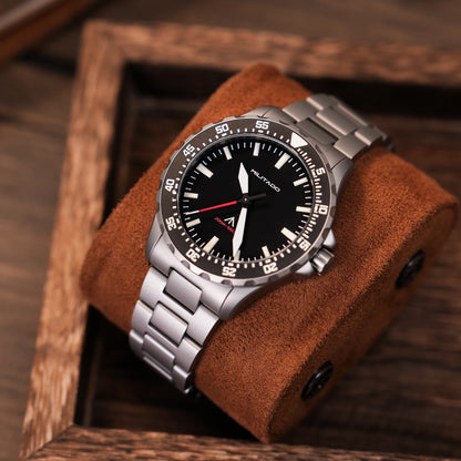 Militado ML16 Watch VH31 Sweep /515 Quartz Movement Sapphire Crystal BGW9 Luminous 200m Water Resistance 38mm Men's Vintage Watch
