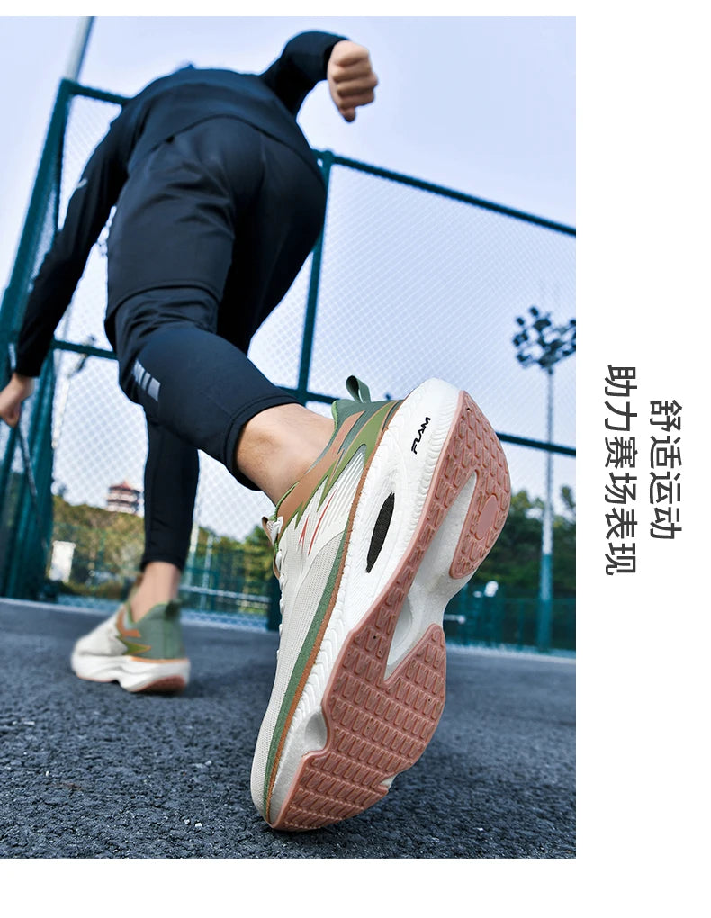 Men's Sports Running Shoes Marathon Air Cushion Breathable Lightweight Comfortable Women's Outdoor Athletic Sneakers Jogging Tennis
