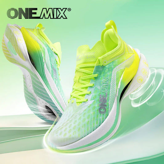 ONEMIX Carbon Plate Marathon Running Racing Shoes Professional Stable Support Shock-relief Ultra-light Rebound Sneakers