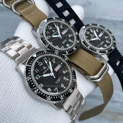 STEELFLIER Official SF787 Dive Luxury Wristwatches Double Calendar NH36 Movement Super Luminous 200M Waterproof Mechanical Watch