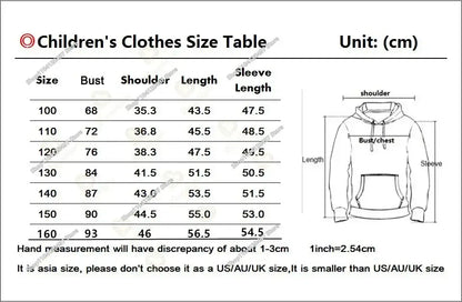 Boys and Girls Hoodies Fortnite Children's Pullover 3D Printed Hoodies Battle Royale Men's Hoodies Autumn Fashion Kids Clothing
