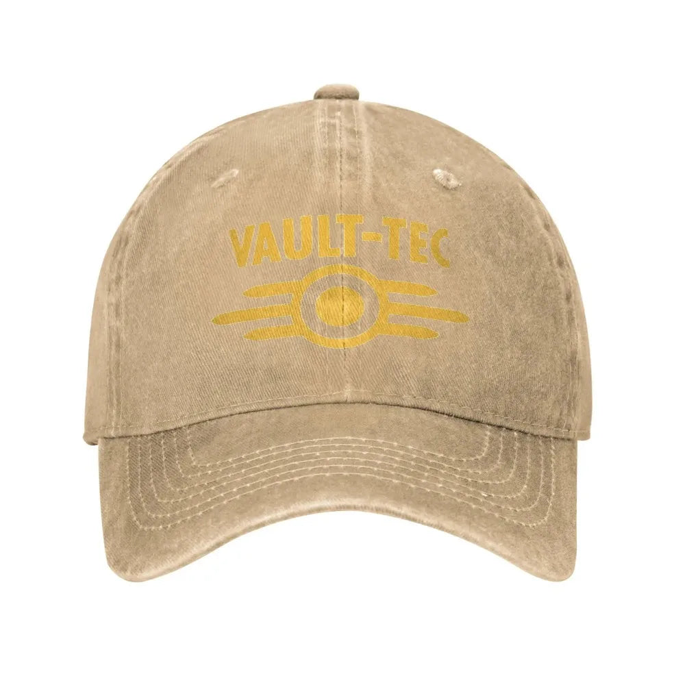 Vault Tec Logo Fallouted Game Sun Baseball Cap Unisex-Teens Design Hip Hop Hat Summer Trendy Tennis Skate Hot Sale Baseball Caps