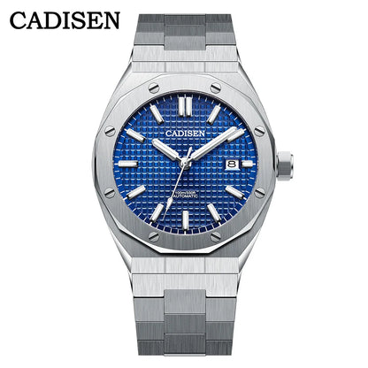 CADISEN Luxury Design 42MM Men Watches Japan MIYOTA 8215 Sapphire Glass Mechanical Automatic Watch Men 100M Waterproof