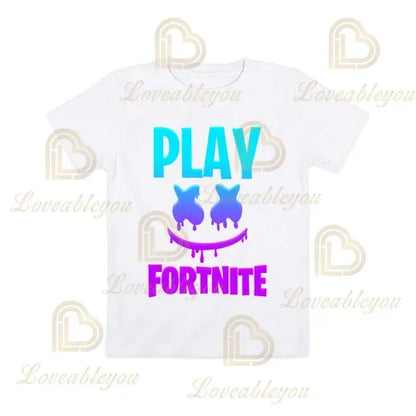 Boys Girls Cartoon T-shirt Fortnite T-shirt Battle Royale 3D 3 to 14 Years Victory Royale Game Kids Tops Teen Clothes